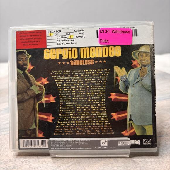 Sergio Mendes – Timeless CD 2006 Bossa Nova Hip-Hop Fusion Album – Will.i.am / E - Picture 2 of 5